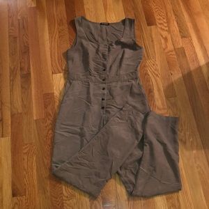 American Apparel Army green jumpsuit—
